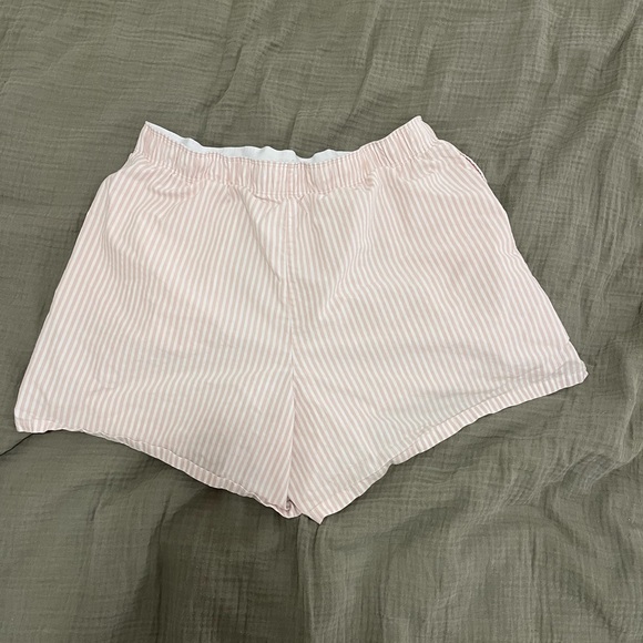 Knix Classic Cotton 2-Piece PJ Set Pink Stripes, Relaxed Fit - Picture 10 of 12